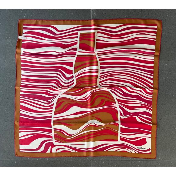 Grand Marnier Silk Scarf By B.B. Canova - Picture 1 of 5